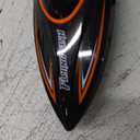 RC Racing Boat, High Speed Remote Control Boat for Pools/Lakes, Hobby Waterproof Rechargeable RC Boat for Kids Boys 8-12, LED Lighting, 2 Batteries