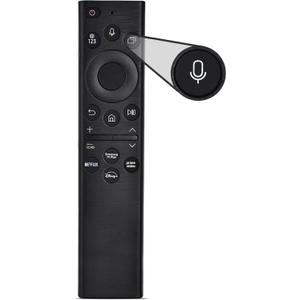 Voice Remote for Samsung Smart TV,Replacement Control Compatible with BN59-01385A,AAA Battery Version,for Most 2018 to 2024 Samsung Crystal/UHD/QLED/Frame/QLED/ 4K 8K Smart TVs 