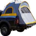Golabs Truck Bed Tent for 5-6 Ft Bed, 8-Minute Easy Setup by Pre-Assembled Design, Waterproof PU2000mm, 2-Person Portable with Extra Rainfly Cover for Camping & Outdoor, Includes Storage Bag (Orange)