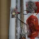 GEPOW Antique Gold Chandelier, Modern Dining Room Lighting Fixture, 8-Light Candle Style Hanging Chandelier for Living Room, Bedroom, Kitchen Island, Foyer, Dia 27