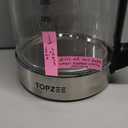 TOPZEE 1.7L Glass Electric Kettle for Coffee & Tea, Hot Water Boiler with 6 Preset Temperatures, Keep Warm and Memory Function, Auto Shut-off & Dry Boil Protection, BPA Free, Rapid Boil, 1500W, Silver