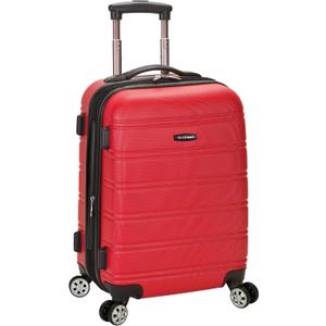 Rockland Melbourne Hardside Expandable Spinner Wheel Luggage, Carry-On 20", Red