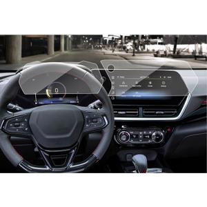 SXCY 2PCS for 2024 2025 2026 Chevrolet Trax/Trailblazer Screen Protector 2024 2025 2026 Trax Accessories Tempered Glass [GPS 11 In+Dash 8 In] Touch Screen Cover