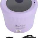 YOSOO 450W Electric Cooker Hot Pot Mini Electric Pot 1.2L,Rapid Noodles Cooker for Ramen Egg Pasta Multifunctional Cooker (US standard 110V), Purple, Yosoocdhmxtyzn4-11