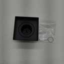 4 Inch Square Shower Drain with Removable Wedge Wire Pattern Grate, Matte Black 304 Stainless Steel Square Shower Floor Drain for Bathroom, CUPC Certified, with Hair Strainer
