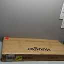 Huuger L Shaped Office Desk with Power Outlets, 47 Inch Computer Desk with 3 Drawers, Shelves, for Gaming, Corner Work, Home Office, Study, Rustic Brown