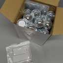 Maitys 120 Pcs Disco Ball Table Number Holders Disco Bachelorette Party Decor Silver Place Card with Swirl Wire Name Cards Photo Stand Clips Picture Holder for Wedding Party Favor (2 Inch)