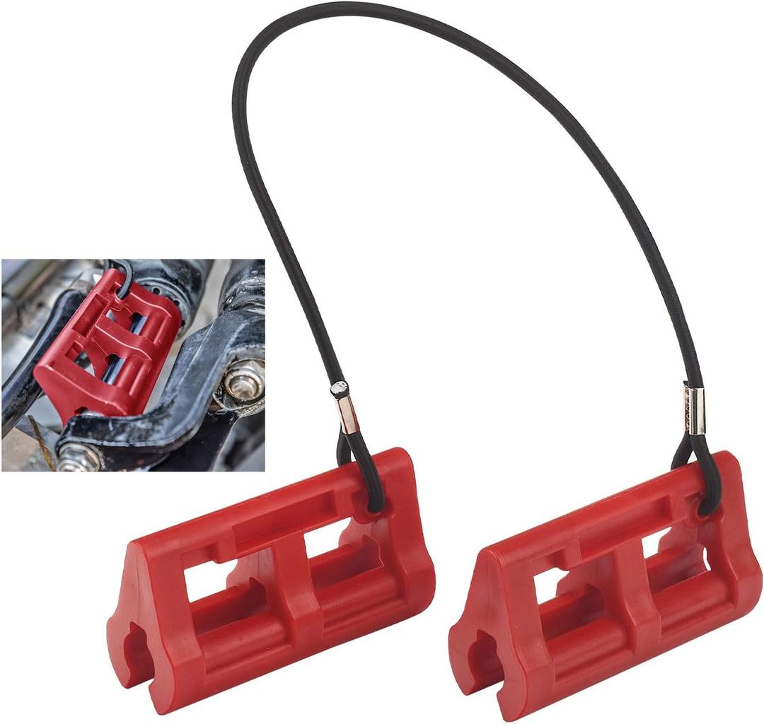 4" Steer Stop Outboard Hydraulic Steering Lock for Outboard Motor Trailering/Transport 1 Pair Red
