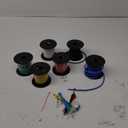 14AWG Silicone Wire 13.2ft (4m) 6 Colors - Flexible Tinned Copper Stranded Wire 600V High Temp Resistant (OD:3.5mm) for Automotive, Marine, DIY Electrical Wiring