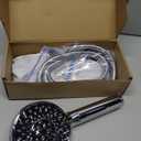 Filtered Shower Head with Handheld, High Pressure 9 Spray Mode Chrome Showerhead with Filters,detachable shower head,Water Softener Filters Beads for Hard Water -Remove Chlorine