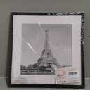 upsimples 16x16 Picture Frame, Display Pictures 12x12 with Mat or 16 x 16 Without, Wall Hanging Square Frames, Black, 1 Pack