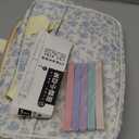 Bible Cover Case for Women, Large Quilted Bible Bag with Bible Study Supplies 5*Sticker & 5*Highlighter & 5*Pen, Stylish Church Bag Journaling Kit, Mothers Day Christian Gifts (Blue Floral)