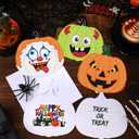 30 Pack Halloween Pumpkin Diamond Painting Greeting Cards Kits with Envelope Horror Halloween Diamond Art Cards Bulk DIY Postcard 5d Round Drill Art Craft for Adults Beginner