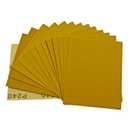 40 Pcs 1/4 Sheet Sandpaper, 240 Grit Premium Sand Paper for Wood Metal Automotive, 5.5" x 4.5", Wet/Dry Use, Palm Sander & Hand Sanding