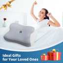 Cervical Neck Pillow - Ergonomic Contour Cooling Memory Foam Pillows for Neck and Shoulder Pain Relief, Orthopedic Bed Pillow for Side Back Stomach Sleeper with Washable Pillowcase