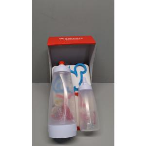 Whiskware Pancake Art Kit with Batter Mixer, Art Bottle, BlenderBall Wire Whisk and 2 Pancake Shapers (Dinosaur)
