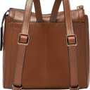 Fossil Women's Parker Leather Convertible Backpack Purse Handbag for Women