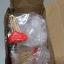 NPLUX 3.5 oz Valentines Gifts Heart Shaped Cake Pans with Lids, Disposable Aluminum Mini Cake Pans for Baking and Takeout, Oven Safe 425F, Perfect for Valentine's,Party,Wedding Dessert50 Pack