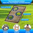 Portable Cornhole Board Set with Bean Bags,Choose 3 * 2 ft or 2 * 1 ft Cornhole Boards for Adults Kids Cornhole Games for Indoor and Outdoor Party Camping Equipment