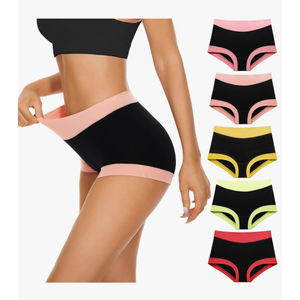 Underwear for Women - Boxers for Women, Women's Cotton Underwear Boyshorts, L