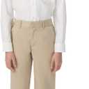 French Toast Boys' Adjustable Waist Relaxed Fit Pant (8, Heather Gray)