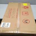 HOMECOOKIN Irregular Wall Mirror, Asymmetrical Decorative Mirror with Black Aluminum Frame, 36" H x 20" W, for Living Room, Bedroom, Bathroom, Entryway