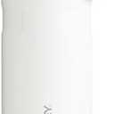 STANLEY IceFlow Flip Straw 2.0 Water Bottle 16 OZ | Built-In Straw with Larger Opening | Lightweight & Leak-Resistant | Insulated Stainless Steel | BPA-Free | Frost
