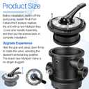 ChangTa SPX0714BA Key Cover Handle Assembly for Hayward SP0714T SP0714A SP0714G11 Multiport Valves and Sand Systems, Fit for Pro VL HCF S200 Series Side Top Mount Pool Sand Filter Valve Parts