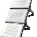 600W LED Flood Light, 60000LM Super Bright Outdoor Security Lights with Wider Lighting Angle, 6000K Daylight White, IP66 WaterproofSuitable for All Outdoor venues
