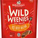 Stella & Chewy's Freeze-Dried Raw Wild Weenies Dog Treats - High-Protein Training Treats for Dogs & Puppies - All-Natural Grass-Fed Beef Recipe with 97% Meat & Organs - USA Made - 3.25 oz Bag (3.25 Ounce (Pack of 1)) Best By: Oct 29, 2025
