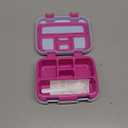 Stainless Steel Lunch Box, Leak-Proof with free sealing Bento Box 3 Compartments, Metal Lunchbox for Travel & Work, Eco-Friendly Meal Storage Solution Pink