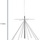 Discone Antennas D3000/ Scanner Antenna/CB UHF VHF Antennas 25-3000MHz for Scanner SDR Radio, Receive Transmit HF VHF UHF MW SW HF AIR FM FRS GMRS Antenna