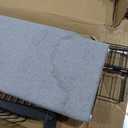 WLIVE Queen Size Upholstered Bed Frame with 2 Drawers, Storage Headboard Platform Bed with Charging Station and LED Light, Sturdy Metal & Wooden Slats Support, No Box Spring Needed, Light Grey