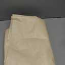 Romanstile Rectangle Vinyl Tablecloth, 100% Waterproof Heavy Duty Oil Spill Proof Stain Resistant Plastic PU Table Cover with Flannel Backing for Kitchen, Dining (Flower Beige, 54 x 108)