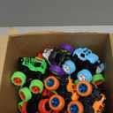 Hanaive 24 Set Valentines Day Monster Trucks and Cards Gift Bulk for Kids, 24 Pcs Valentines Day Die Cast Racing Cars 24 Pcs Valentine Cards Party Favors Set Students Classroom Exchange Prize Gifts