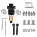 Rivet Nut Tool,Hand Nuts Riveter Installation Tool Set,Rivet Nuts Tools Kit with a Drill Bit & Rivet Nuts and Flat Head Screw (M8-Rivet Nut Kit)