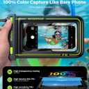 Rorhxia [Enhanced Waterproof Freedom] IP68 Waterproof Phone Pouch Double Space, Floating Waterproof Phone Case with Lanyard Dry Bag for iPhone 17 Pro Max 16 15 S26 S25 Travel Beach & Water Adventures