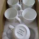 AmorArc 16oz Coffee Mugs Set of 6, Large Ceramic Coffee Mugs for Man, Woman, Dad, Mom, Modern Coffee Mugs with Handle for Tea/Latte/Cappuccino/Cocoa. Dishwasher&Microwave Safe, Light Beige