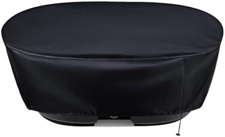 Stock Tank Cover, 420d Oxford Waterproof Stock Tank Cover,To Keep Your Dog Pool Horse Trough Tub Clean (For 150 Gallon Oval Tank)