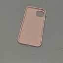 ORNARTO Compatible with iPhone 15 Plus Case 6.7", Slim Liquid Silicone 3 Layers Full Covered Soft Gel Rubber Cover Protective Phone Case with Anti-Scratch Microfiber Lining-Pink