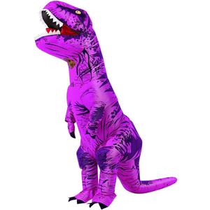 8 Colour Halloween Inflatable Dinosaur Costume Adult Fancy Dinosaur Suit Blow up Trex Costume