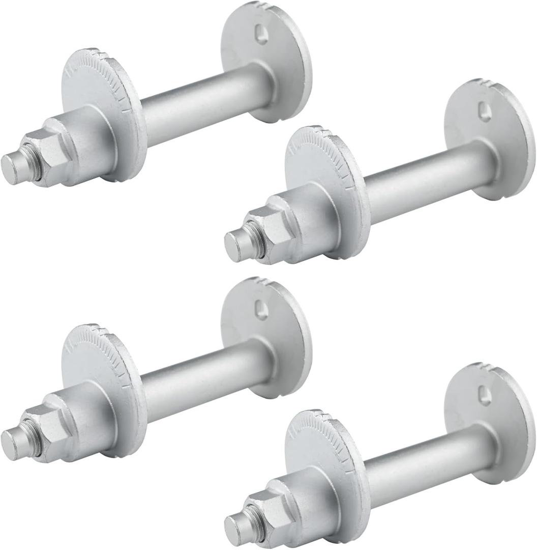 Lower Control Arm Camber Bolt Kit 48409-35050 48452-35020 Compatible with Toyota 1996-2002 4Runner,1996-2004 Tacoma,Front Alignment Camber Toe Adjustment Bolts,4Pcs