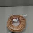 Floor Cord Cover Self Adhesive Cord Hider Floor Extension Cord Covers for Floor Power Cord Protector Cable Management Prevent Cable Trips Cable Cavity 0.47" W x 0.27" H (Light Brown Wood, 20Ft)