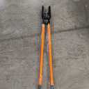 Post Hole Digger Tool, Heavy Duty Post Hole Digger with Fiberglass Handle, 58 Inches