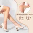 MANZI 12 Pairs Women's Ankle High Sheer Socks