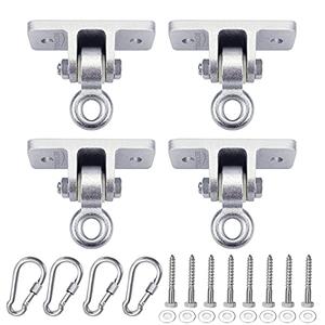 BETOOLL Heavy Duty Swing Hangers Swing Set Hardware Playground Porch Wooden Sets Indoor Outdoor Set of 4