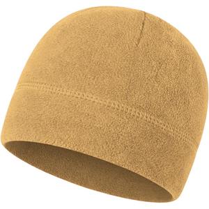 Warm Fleece Beanie Soft Skull Cap Lightweight Watch Caps Winter Hat for Men and Women (Khaki)