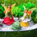 Mood Lab Fairy Garden Figurines - Flower Fairies Set (2 pcs) - Narcissus & Rose - Miniature Decorative Statues & Accessories - Outdoor & Indoor Garden Decor