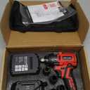SEYVUM Impact Wrench,1/2" Impact Gun, Power Impact Driver Max Torque 320 Ft-lbs (430N.m), Cordless Impact Wrench with 20V Brushless Motor, 4.0Ah Li-ion Battery with Fast Charger, 4 Pcs Impact Sockets