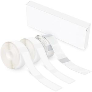 D30 Label Tape, 6 Roll Label Maker Tape, 0.47" x 1.57" (12mm x 40 mm) 160 Labels/Roll, D30 Label Printer Thermal Sticker Label Tape for Home, School, and Office